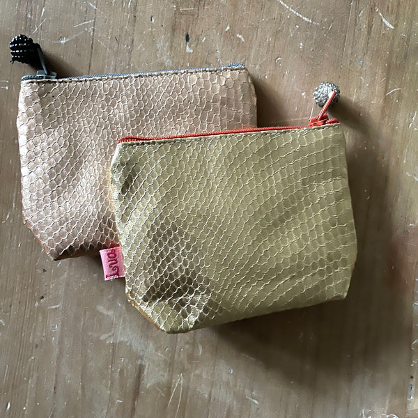 Metallic Makeup bag & coin purses