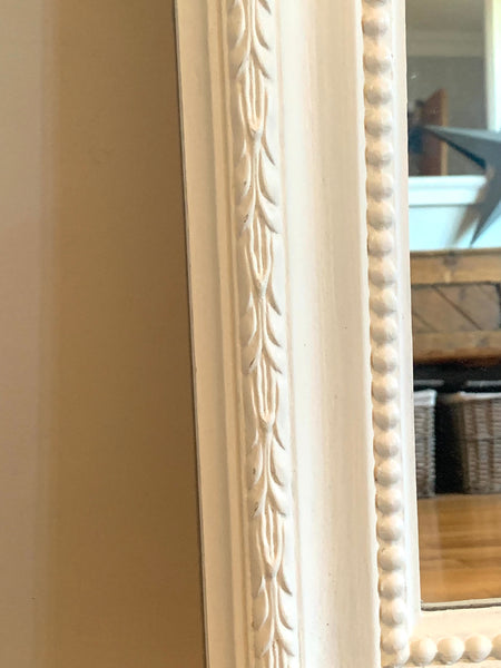 Lettie ornate off-white mirror 99 x 66cm - pick up Amersham or delivery within 10 miles