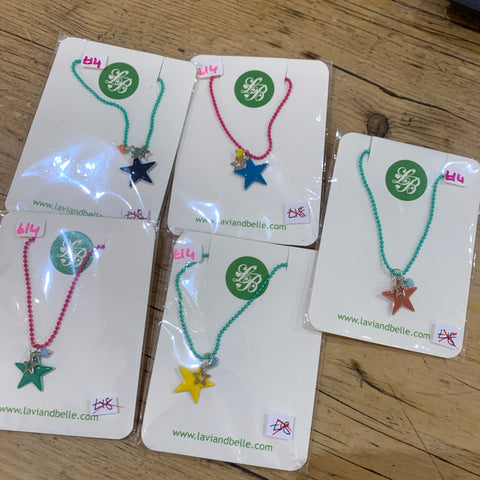 Bright star necklaces