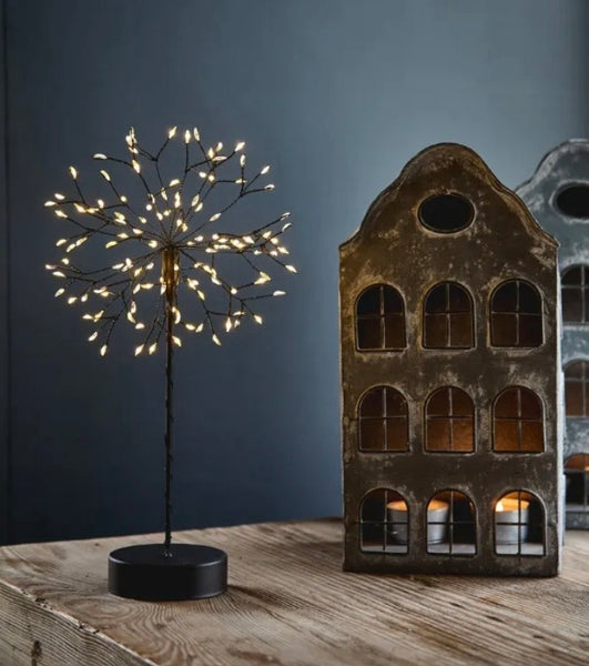 Dandelion table light - huge 120 LEDs black, silver or gold