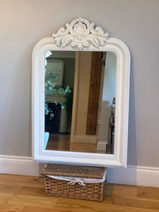 Lettie ornate off-white mirror 99 x 66cm - pick up Amersham or delivery within 10 miles