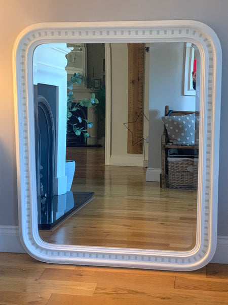 Large off white chalk mirror 120 x 100cm - pick up Amersham or delivery within 10 miles