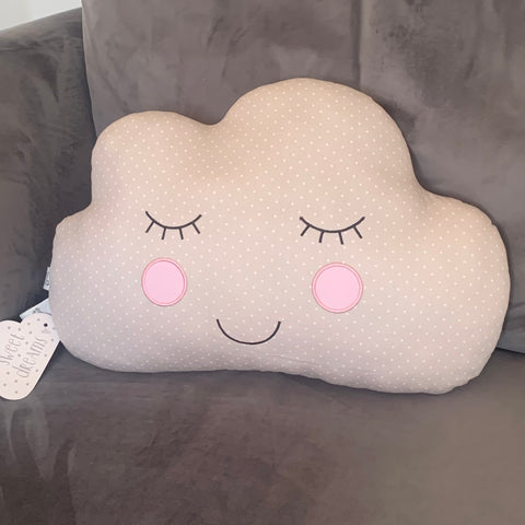 Beige cloud cushion