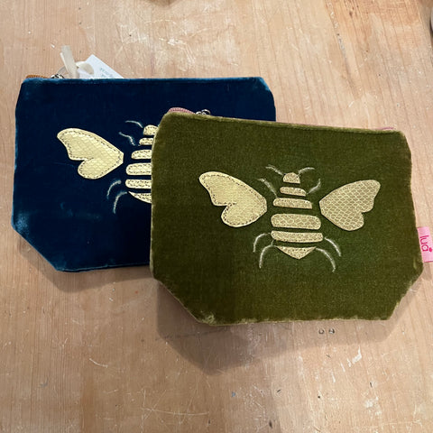 Bee Velvet Makeup bag
