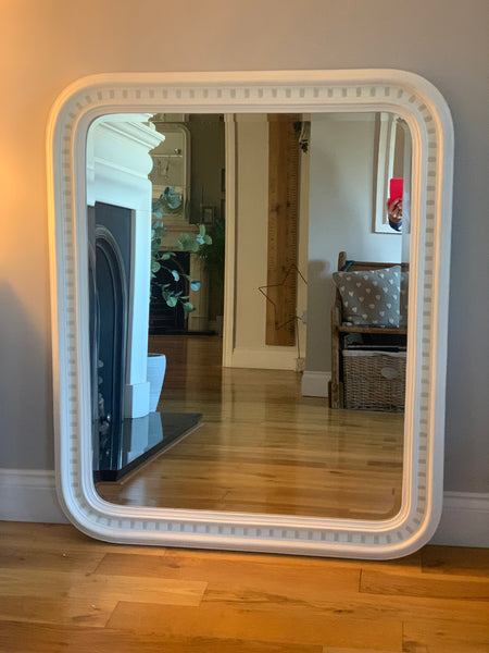 Large off white chalk mirror 120 x 100cm - pick up Amersham or delivery within 10 miles