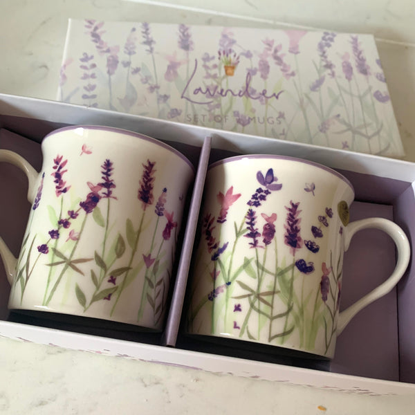 Boxed China mugs