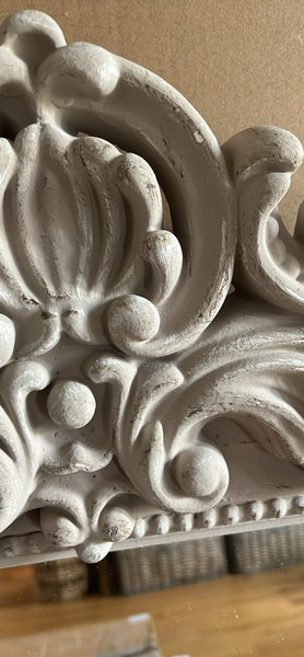 Lettie ornate grey  mirror 99 x 66cm - pick up Amersham or delivery within 10 miles
