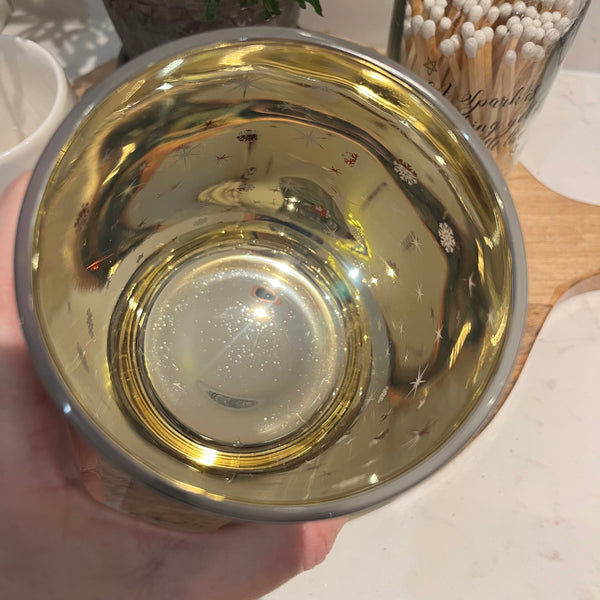 Large Christmas stockings candle holder