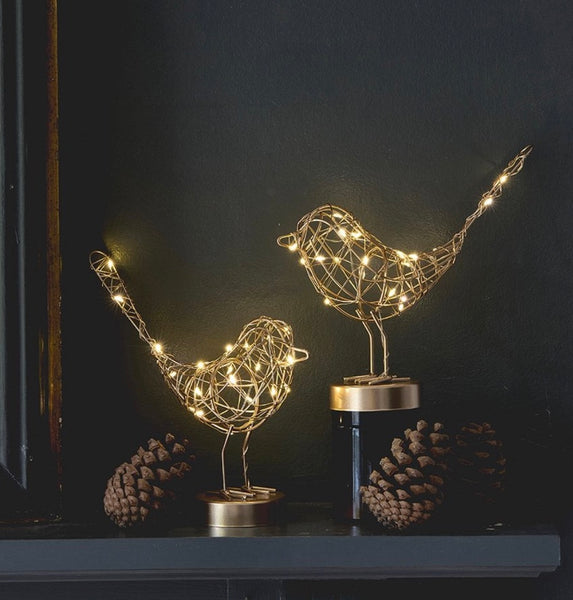 Gold lit up Robin