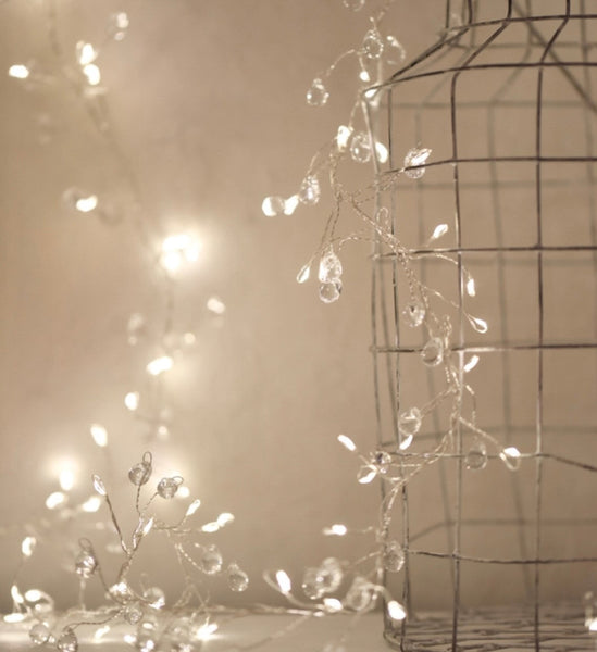Crystal Cluster fairy lights - battery NO BOX