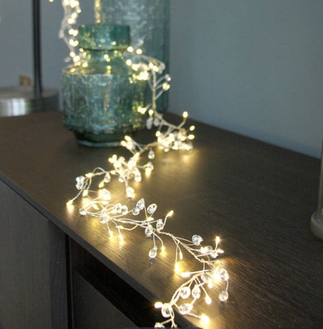Crystal Cluster fairy lights - battery NO BOX
