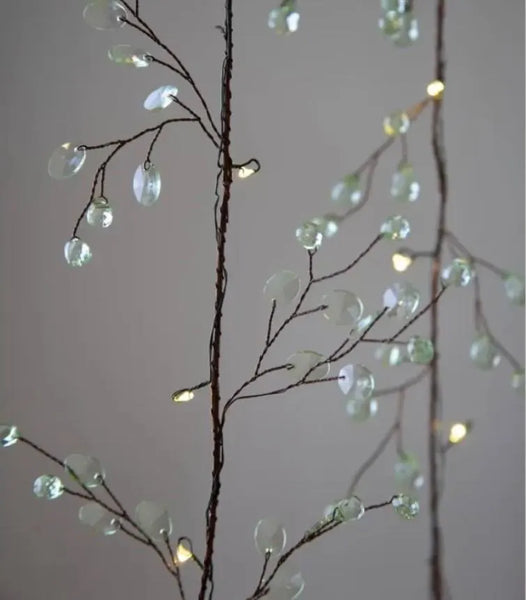 Blossom fairy lights - white green and pink