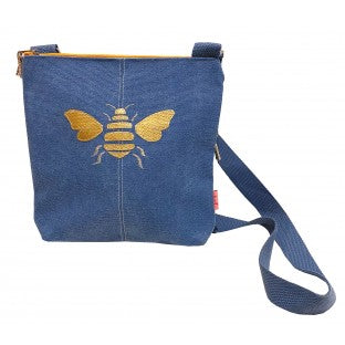 Fabric bee messenger bags and purses