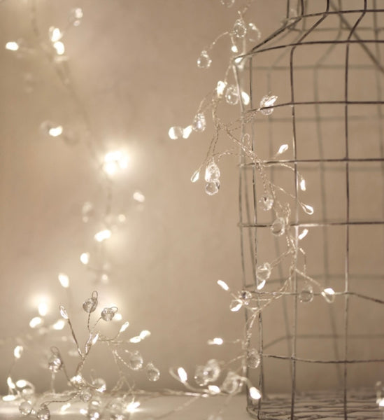 Crystal Cluster fairy lights - battery or mains