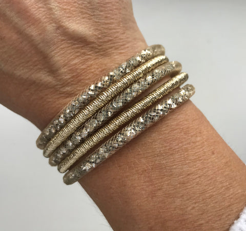 Sparkle magnetic wrap - silver or gold