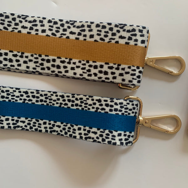 Bag straps - Cameo and spot with stripe