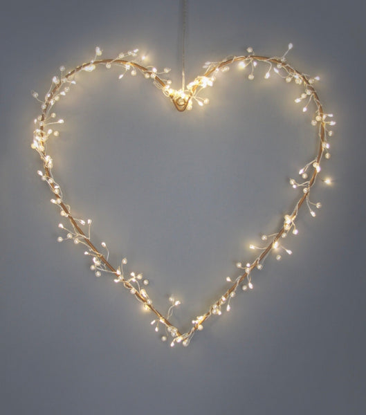 Pearl and crystal fairy lights