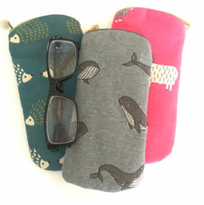 Animal fabric glasses cases