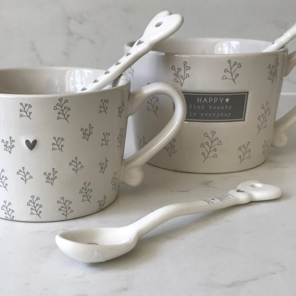 Lettie range - Everyday grey large tea mug