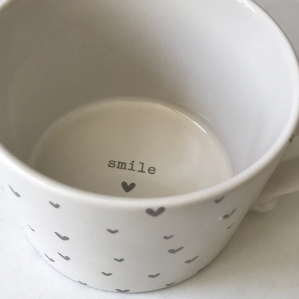 Lettie range - Hearts large tea mug