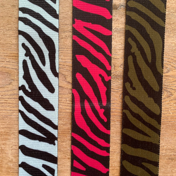 Straps zebra, leopard and stripes - bag straps