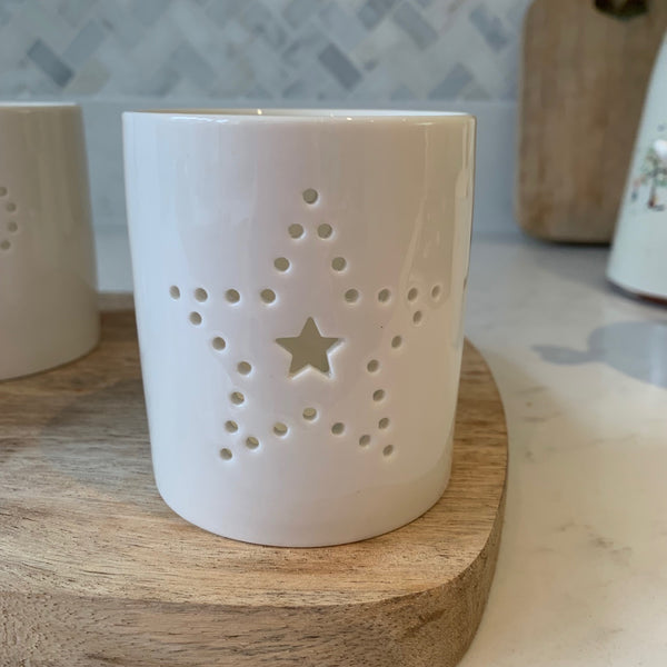 Dotted t-light pots