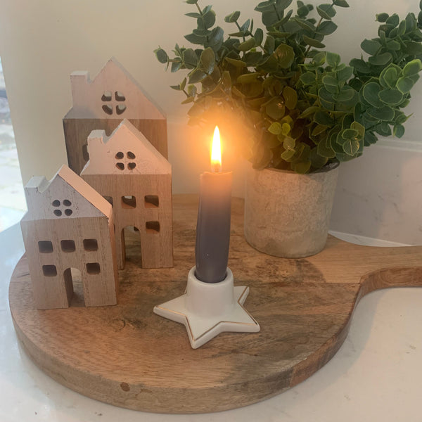 Star candlestick holder