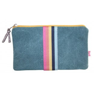 Fabric candy stripe large purse